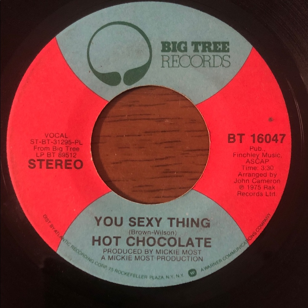 Hot Chocolate You Sexy Thing Vinyl 45 Record
